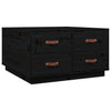 Couchtisch Iverson schwarz 80x80x45cm (Kiefer)