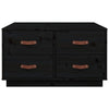 Couchtisch Iverson schwarz 80x80x45cm (Kiefer)