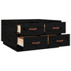 Couchtisch Iverson schwarz 80x80x45cm (Kiefer)