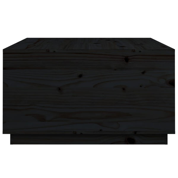 Couchtisch Iverson schwarz 80x80x45cm (Kiefer)