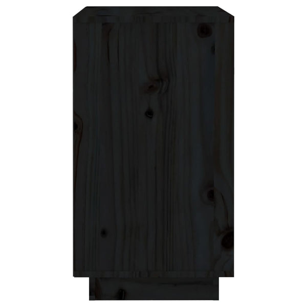 Schwarzer Weinschrank Dita 55,5x34x61cm (Kiefer)