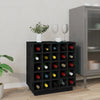 Schwarzer Weinschrank Dita 55,5x34x61cm (Kiefer)