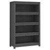 Harmaa kirjahylly Crisantie 80x35x126cm (mänty)