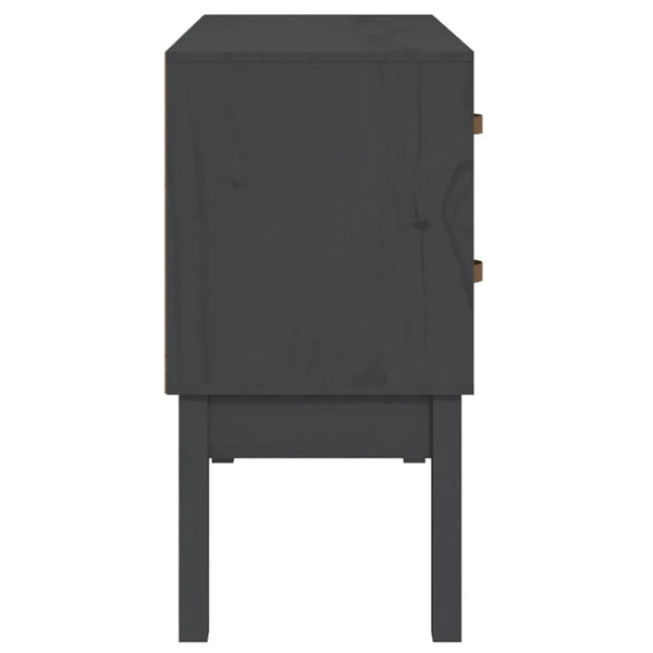 Grauer Konsolenschrank Smeurica 90x40x78cm (Kiefer)