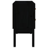 Schwarzer Konsolenschrank Smeurica 90x40x78cm (Kiefer)