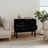 Schwarzer Konsolenschrank Smeurica 90x40x78cm (Kiefer)