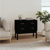 Schwarzer Konsolenschrank Smeurica 90x40x78cm (Kiefer)