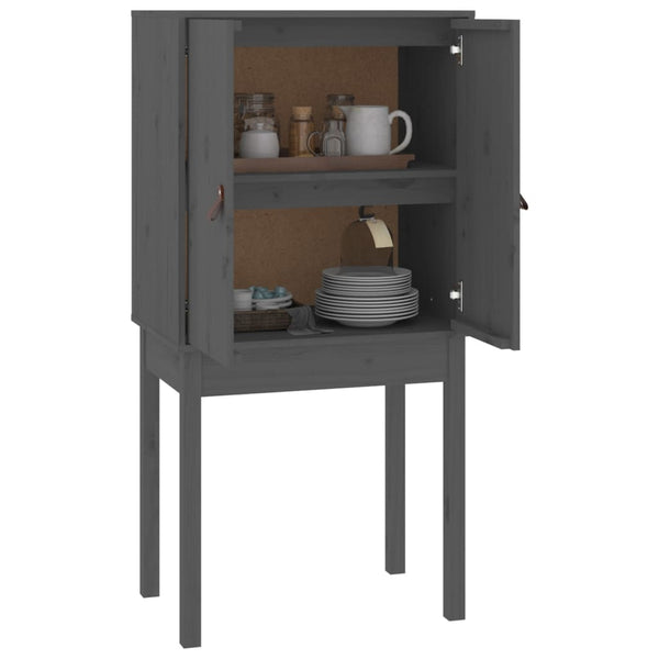 Grauer Schrank Ilaro 60x40x120cm (Kiefer)