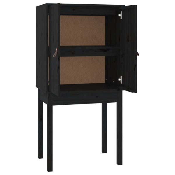 Schwarzer Schrank Ilaro 60x40x120cm (Kiefer)