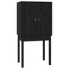 Schwarzer Schrank Ilaro 60x40x120cm (Kiefer)