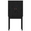 Schwarzer Schrank Ilaro 60x40x120cm (Kiefer)