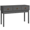Grauer Konsolentisch Heincz 114x40x75cm (Kiefer)