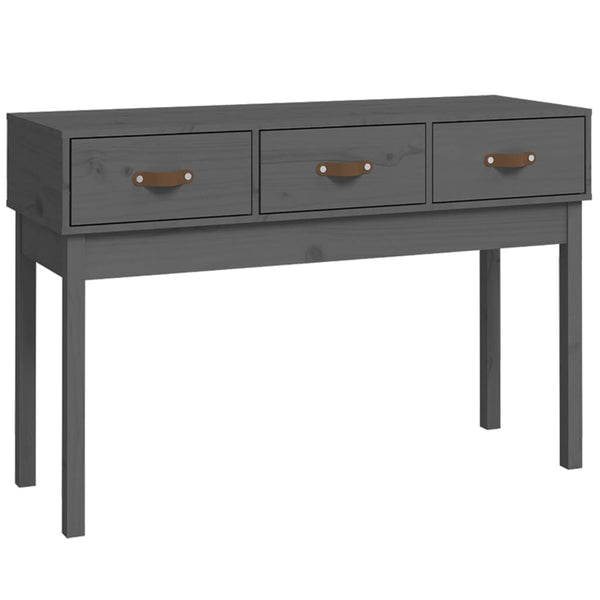 Grauer Konsolentisch Heincz 114x40x75cm (Kiefer)