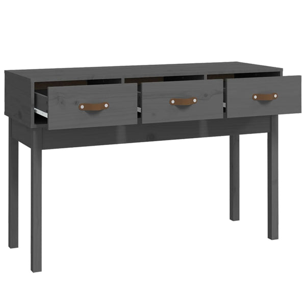 Grauer Konsolentisch Heincz 114x40x75cm (Kiefer)