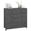 Graues Sideboard Merghani 100x40x90cm (Kiefer)