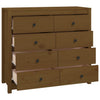 TV-Schrank Merghani honigbraun 100x40x90cm (Kiefer)