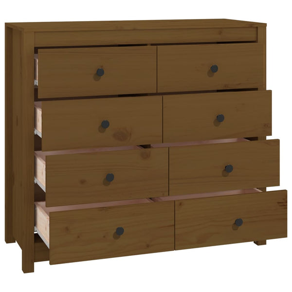 TV-Schrank Merghani honigbraun 100x40x90cm (Kiefer)