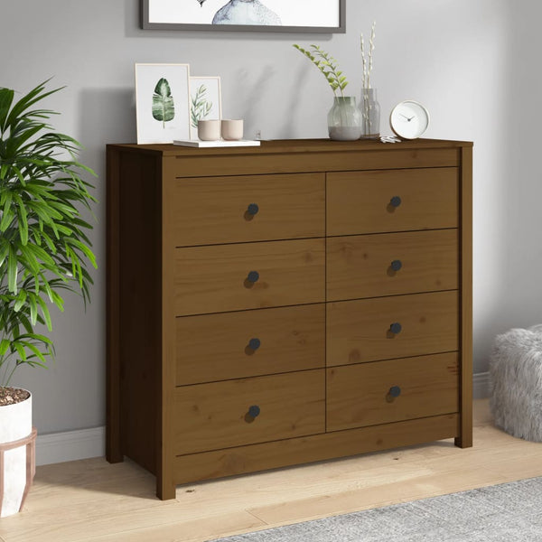 TV-Schrank Merghani honigbraun 100x40x90cm (Kiefer)