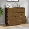 TV-Schrank Merghani honigbraun 100x40x90cm (Kiefer)