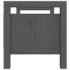 Harmaa eteisen penkki Garofina 80x40x43cm (mänty)
