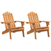 Adirondack-Stühle für den Garten Luverne (2 Stk. Akazienholz)