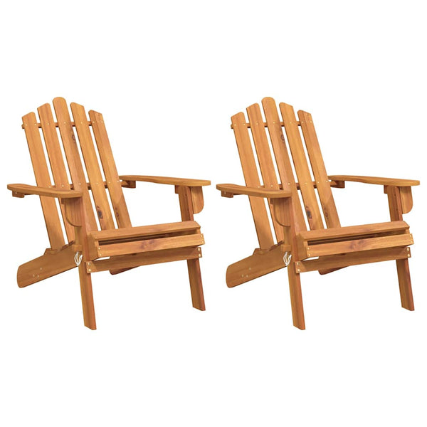 Adirondack-Stühle für den Garten Luverne (2 Stk. Akazienholz)