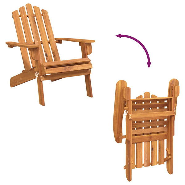 Adirondack-Stühle für den Garten Luverne (2 Stk. Akazienholz)