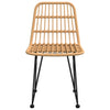 Gartenstühle Maiorescu 48x62x84cm (2er Set PE-Rattan)