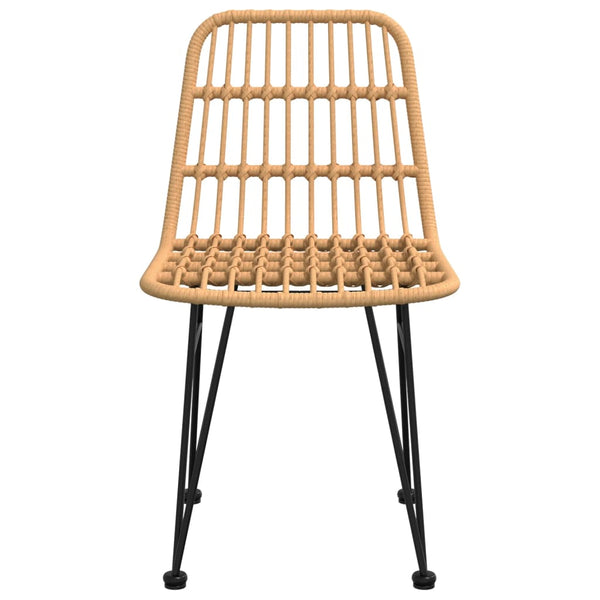 Gartenstühle Maiorescu 48x62x84cm (2er Set PE-Rattan)