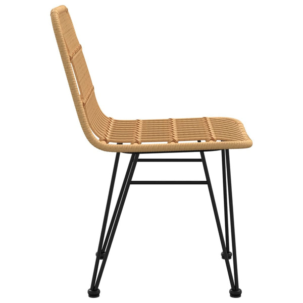 Gartenstühle Maiorescu 48x62x84cm (2er Set PE-Rattan)