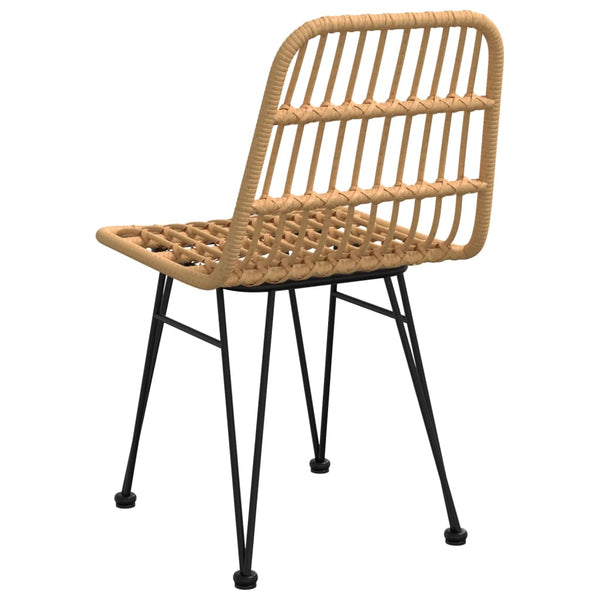 Gartenstühle Maiorescu 48x62x84cm (2er Set PE-Rattan)