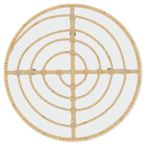 Ruokapöytä Odisea Ø55cm (karkaistu lasi ja teräs)