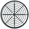 Musta ruokapöytä Odisea Ø80cm (karkaistu lasi ja teräs)