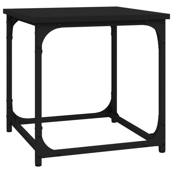 Beistelltisch Ethel schwarz 40x40x40cm (Holz)