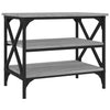 Grauer Beistelltisch Zhu 55x38x45cm (Holz)