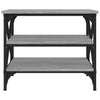 Grauer Beistelltisch Zhu 55x38x45cm (Holz)