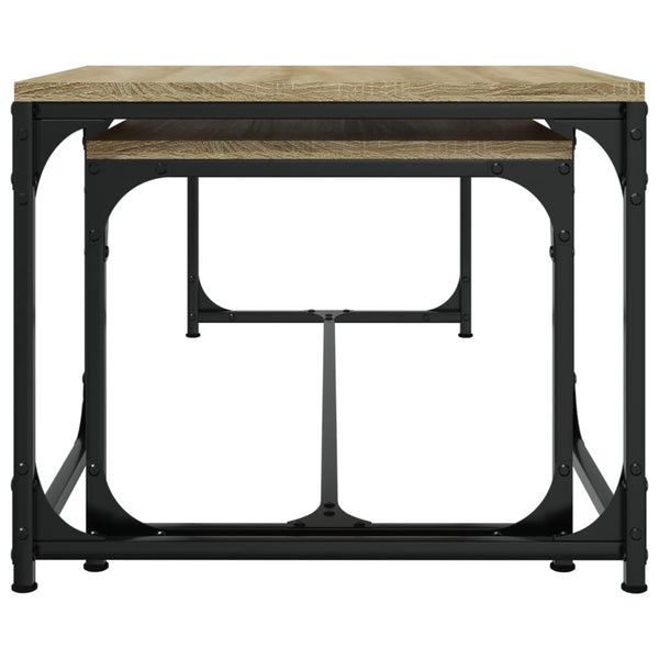 Couchtische Iacobescu (2 Stk. Sonoma-Eiche Holz)