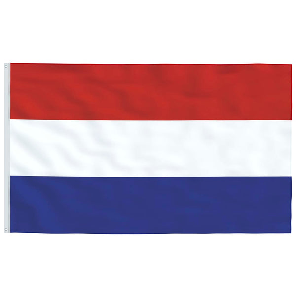 Niederländische Flagge und Fahnenmast Cayden 5,55 m (Aluminium)