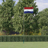 Niederländische Flagge und Fahnenmast Cayden 5,55 m (Aluminium)