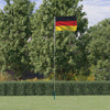 Deutschlandfahne und Fahnenstange Cayden 5,55 m (Aluminium)
