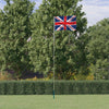 Flagge und Fahnenmast des Vereinigten Königreichs Cayden 5,55 m (Aluminium)