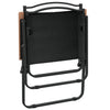 Schwarze Campingstühle Gyany 54x55x78cm (2 Stück Oxford-Gewebe)