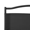 Schwarze Campingstühle Gyany 54x55x78cm (2 Stück Oxford-Gewebe)