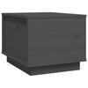 Grauer Couchtisch Nerissa 40x50x35cm (Kiefer)