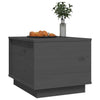 Grauer Couchtisch Nerissa 40x50x35cm (Kiefer)