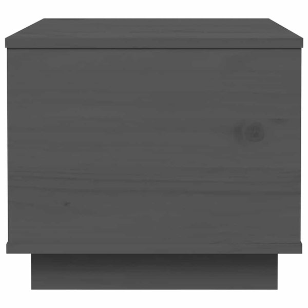Grauer Couchtisch Nerissa 40x50x35cm (Kiefer)