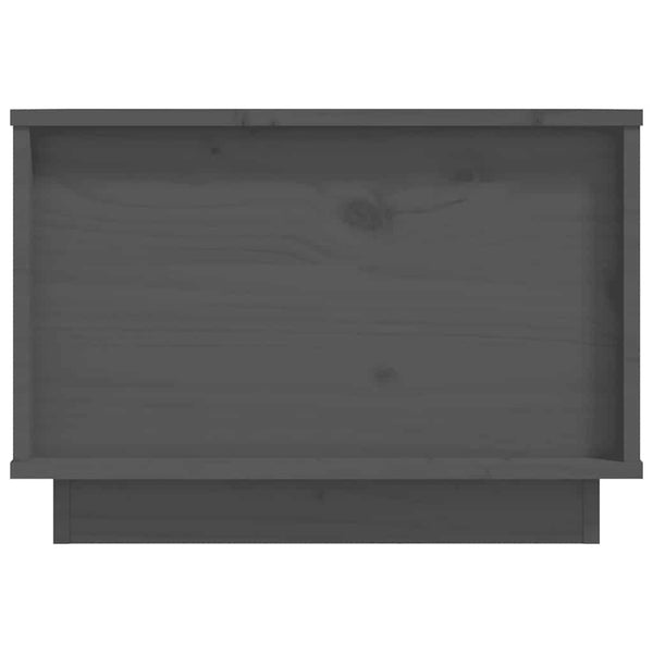 Grauer Couchtisch Nerissa 40x50x35cm (Kiefer)