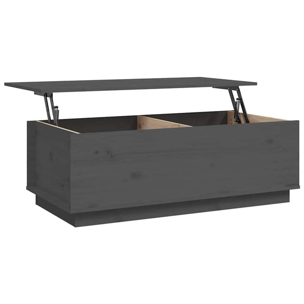 Couchtisch Artemi grau 100x50x35cm (Kiefer)