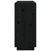 Schwarzes Sideboard Gratzzela 111x34x75cm (Kiefer)