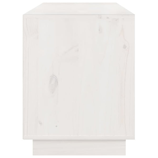 Weißes TV-Lowboard Dinel 176x37x47,5cm (Kiefer)